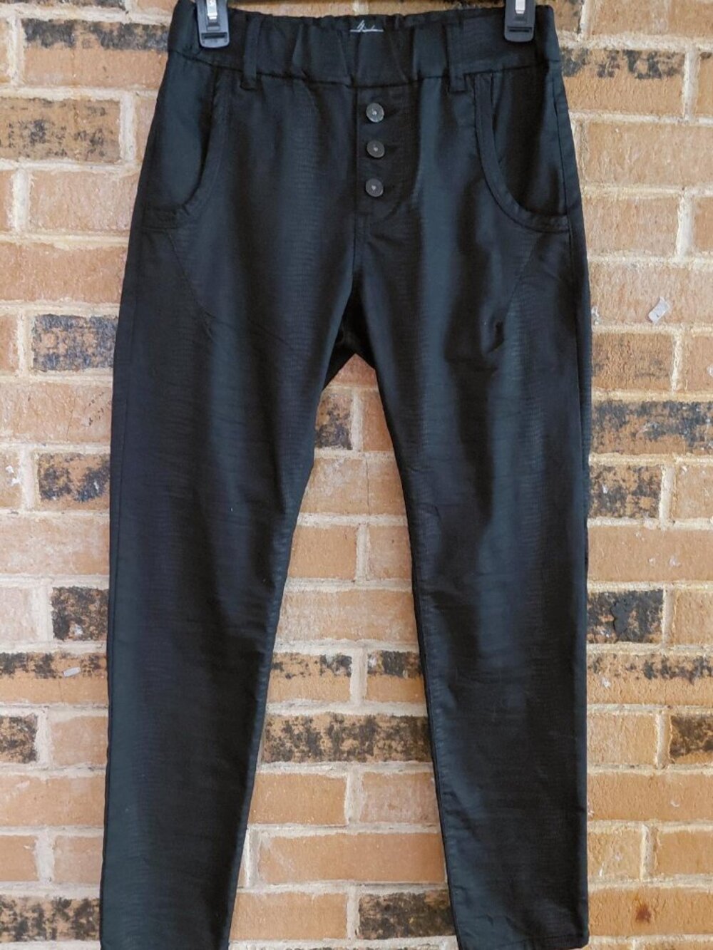 NWT Flog Textured Black Multi Textured Skinny Jeans